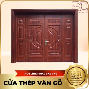 Cửa Thép Vân Gỗ DC24.TVG-4CL.27