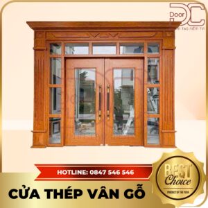 Cửa Thép Vân Gỗ DC24.TVG-4CL.3
