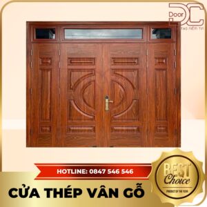 Cửa Thép Vân Gỗ DC24.TVG-4CL.30