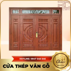 Cửa Thép Vân Gỗ DC24.TVG-4CL.32