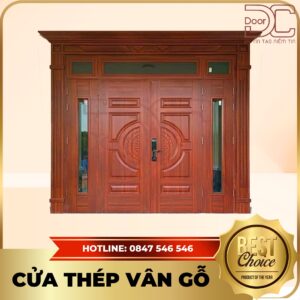 Cửa Thép Vân Gỗ DC24.TVG-4CL.33