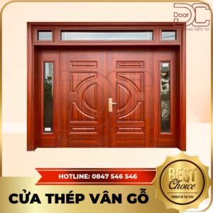 Cửa Thép Vân Gỗ DC24.TVG-4CL.36