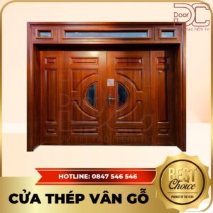 Cửa Thép Vân Gỗ DC24.TVG-4CL.37