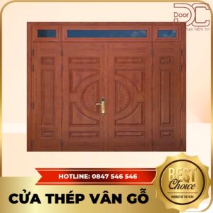 Cửa Thép Vân Gỗ DC24.TVG-4CL.4