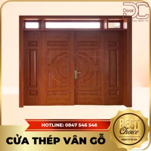 Cửa Thép Vân Gỗ DC24.TVG-4CL.6