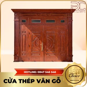 Cửa Thép Vân Gỗ DC24.TVG-4CL.7