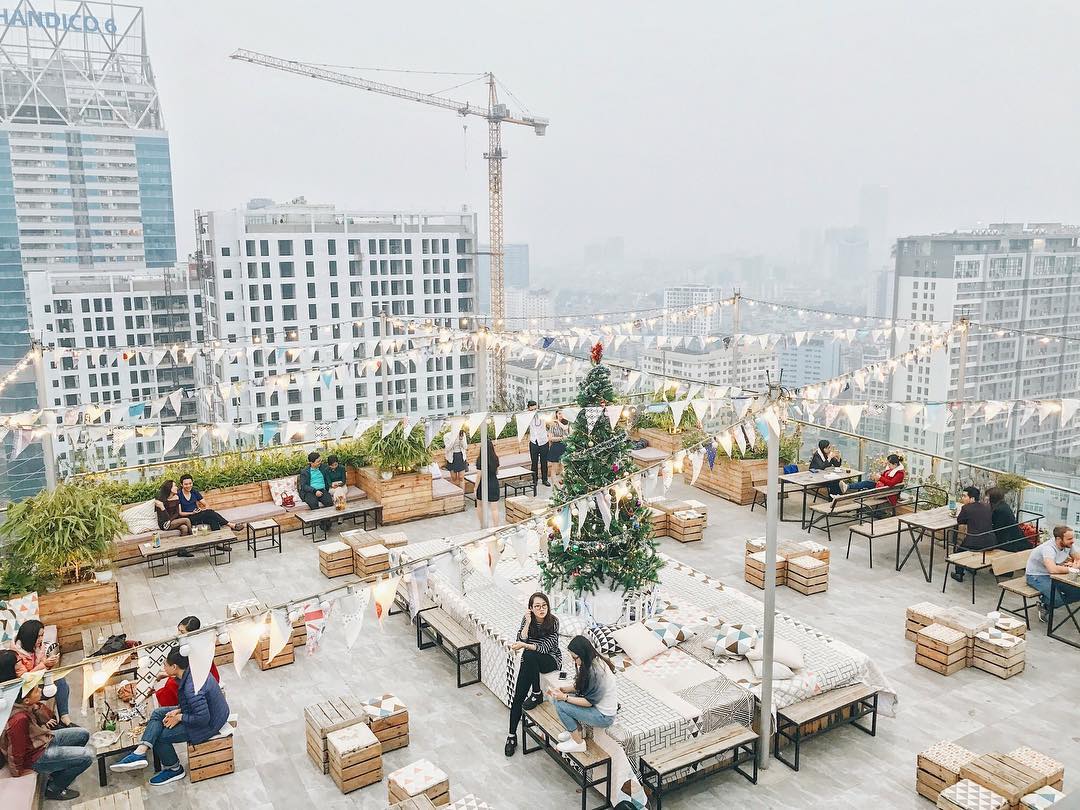 Bật Mí 6 Quán Cafe Tầng Thượng Ở Hà Nội Triệu View 1 ảnh 3