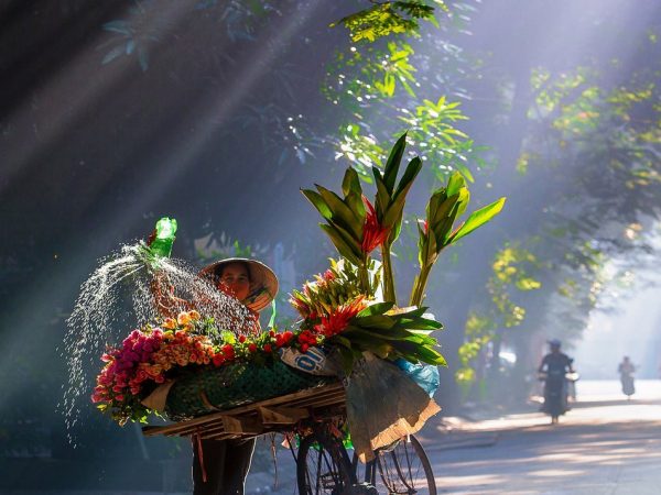 UNIQUELY CULINARY HOLIDAY 3 Flower Vender Hanoi