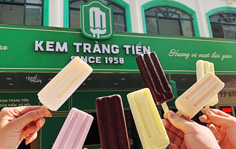 A sweet slice of Hanoi tourism, Trang Tien Ice Cream is a nostalgic treat by the lake.