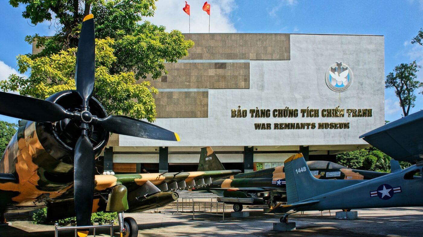A powerful glimpse into history on your day tour Ho Chi Minh at War Remnants Museum.