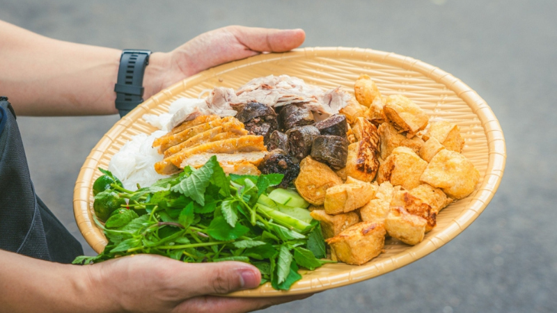 Bun dau mam tom: A bold Hanoi favorite — crispy, funky, and full of flavor