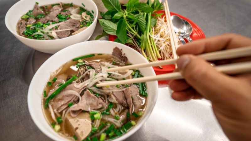 best local food ho chi minh begins with sweet, herb-packed southern pho