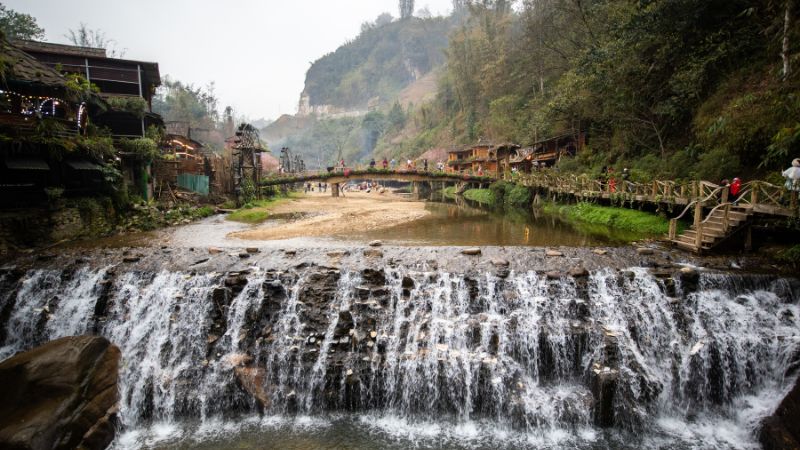 Cat Cat Village offers a scenic trek close to town, ideal during the best time to visit Sapa Vietnam
