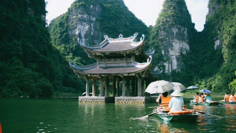 Ninh Binh’s karst riverscapes make it a top North Vietnam place to visit