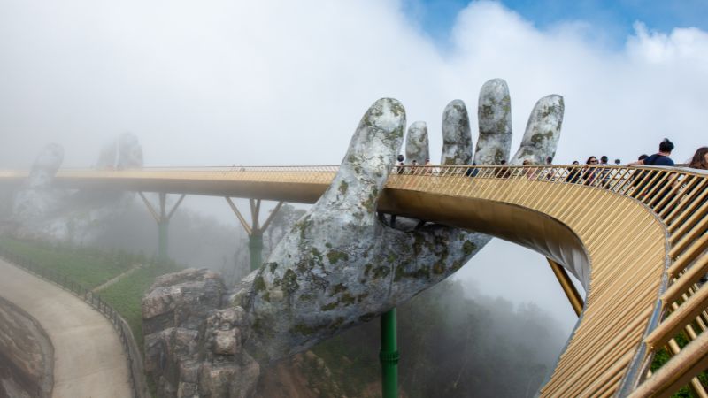 Things to do in Da Nang: watch the Dragon Bridge breathe fire by night