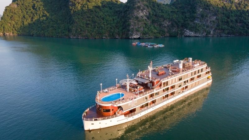Ha Long Bay is a top Vietnam vacation spot with cruises and stunning views