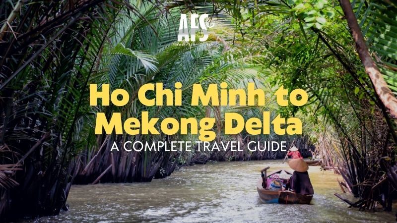 Scenic view of rivers and boats when traveling from Ho Chi Minh to Mekong Delta