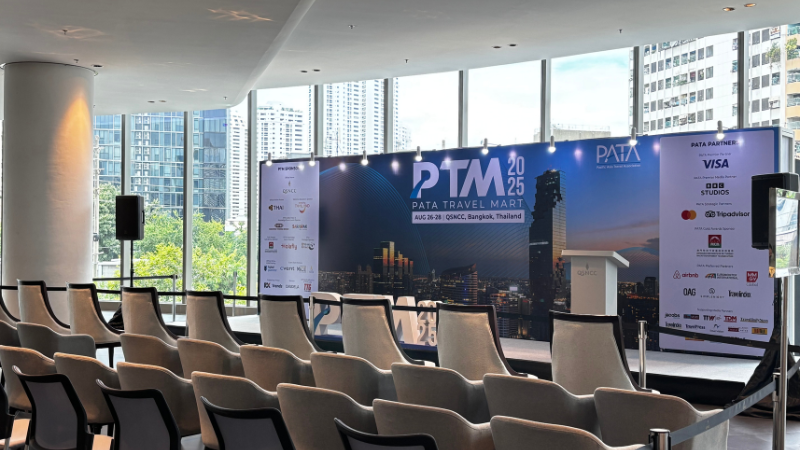 Business meeting between AFS Travel and international partners at PATA Travel Mart (Source: AFS Travel)