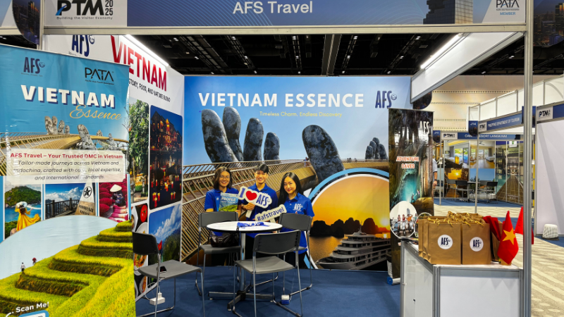 PATA Travel Mart exhibition booths showcasing global tourism products (Source: AFS Travel)