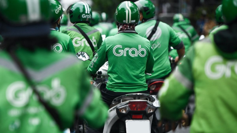 Booking a Grab motorbike ride in Ho Chi Minh City