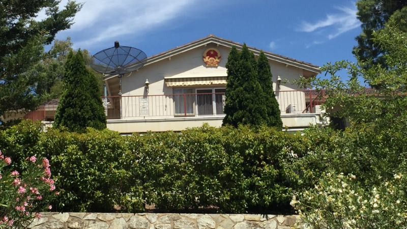 Vietnamese Embassy Canberra building for visa Vietnam Australia applicants