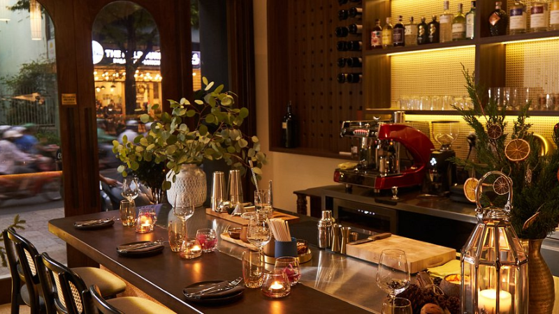 Modern Vietnamese fusion dishes served at East by Ngo Thanh Hoa in Ho Chi Minh City