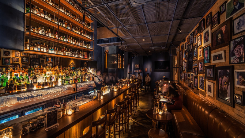 Cocktail Bars in Hanoi: A Complete Guide to the Capital’s Most Stylish Nightlife Spots 5 Elegant interior of The Alchemist cocktail bar in Hanoi