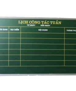 BẢNG LỊCH CÔNG TÁC BẢNG TỪ XANH