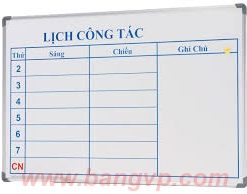 BẢNG LỊCH CÔNG TÁC 60x80 Bangvp.com