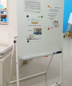 Bảng trắng flipchart chân gấp viết bút cầu giấy