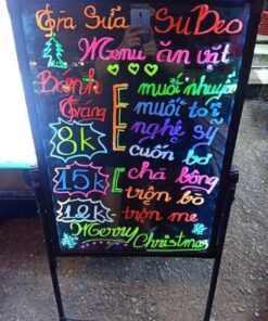 Bảng led dạ quang , bảng led huỳnh quang , bảng đen menu tại nam định