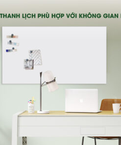 Bảng Từ Trắng Hàn Quốc Khung Viền Mỏng Nhập Khẩu