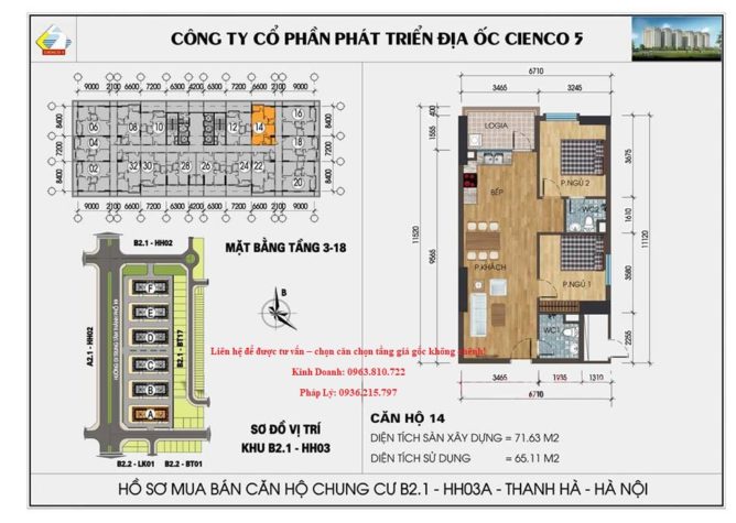 chung cư thanh hà b2.1hh03a căn số 14