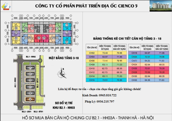 mặt bằng cả sàn chung cư b2.1hh03