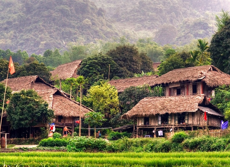 SAPA - LAI CHÂU - ĐIỆN BIÊN - MỘC CHÂU - MAI CHÂU 2 ban lac mai chau 2
