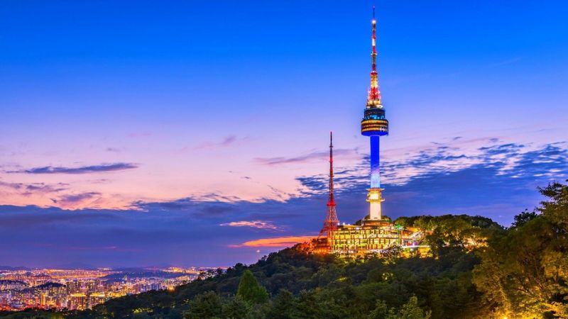 HÀ NỘI - SEOUL - NAMI - LOTTE WORLD - HANOK BUKCHON 5N4Đ 8 Thap Namsan