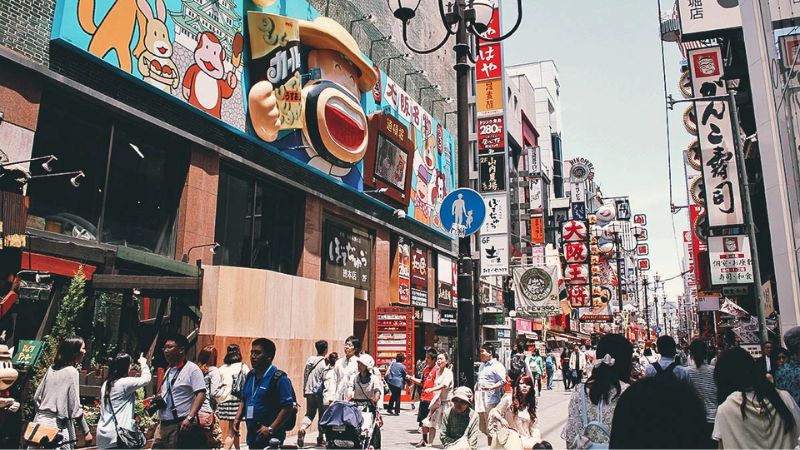 HÀ NỘI - NARITA - TOKYO - NÚI PHÚ SĨ - YAMANASHI - KYOTO - OSAKA 6N5Đ 23 shinsaibashi