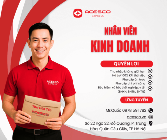 Tuyển Dụng Nhân Viên Kinh Doanh Hà Nội | Việc Làm Thu Nhập Cao Tại ACESCO Express