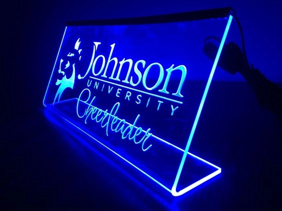 In mica LED bảng mica LED phát sáng nổi bật về đêm
