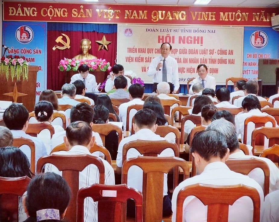 Triển khai quy chế phối hợp giữa đoàn luật sư tỉnh Đồng Nai với các cơ quan tiến hành tố tụng 1 0536cb 4e2f2277dfde46b1ae186012631bfddcmv2