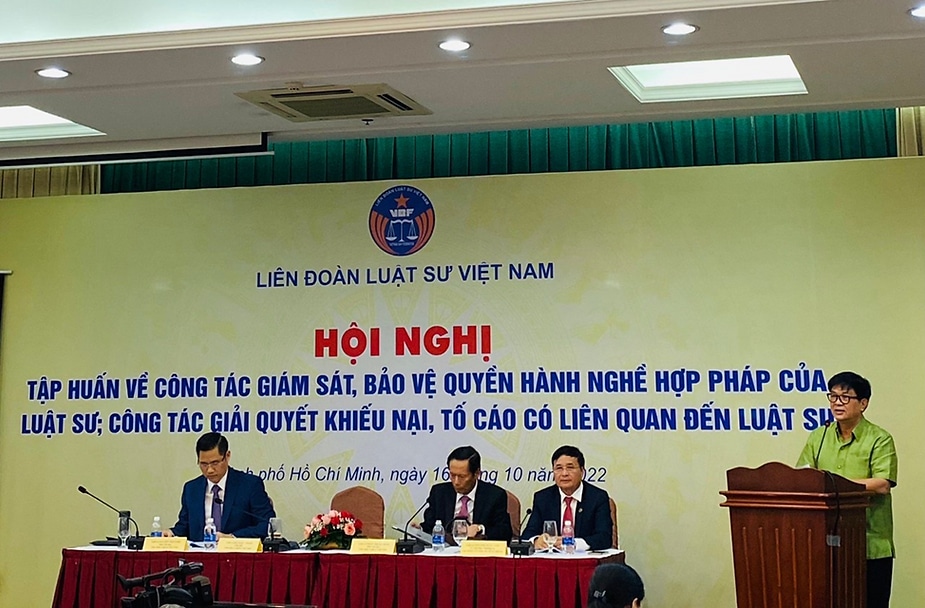 Hội nghị " tập huấn về công tác GS ,BVQL Luật sư ; giải quyết KNTC có liên quan đến Luật sư 5 0536cb 9729d76e43a744aba6c46dd9b55a0e03mv2 1