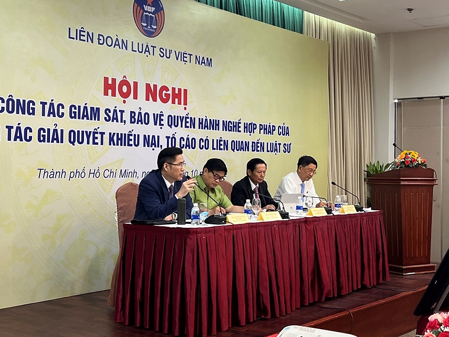 Hội nghị " tập huấn về công tác GS ,BVQL Luật sư ; giải quyết KNTC có liên quan đến Luật sư 2 0536cb b404266fff384228883412541c3f6566mv2 1
