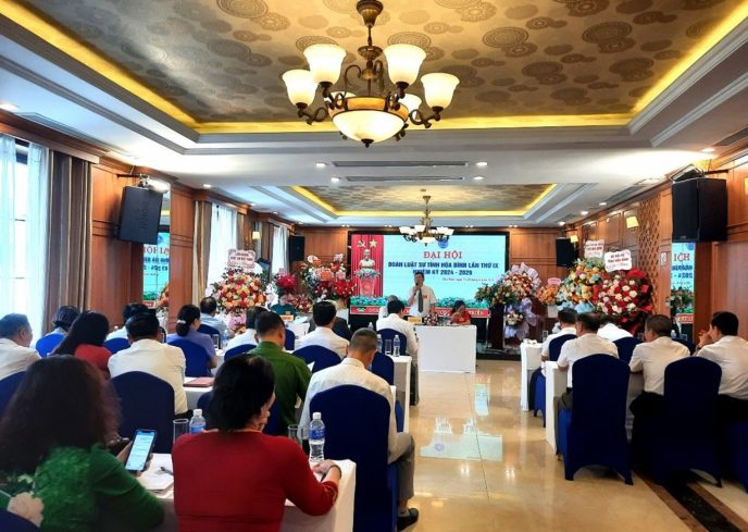 ĐOÀN LUẬT SƯ TỈNH HÒA BÌNH TỔ CHỨC THÀNH CÔNG ĐẠI HỘI NHIỆM KỲ IX (2024-2029) 1 1 4