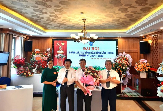ĐOÀN LUẬT SƯ TỈNH HÒA BÌNH TỔ CHỨC THÀNH CÔNG ĐẠI HỘI NHIỆM KỲ IX (2024-2029) 5 5 4