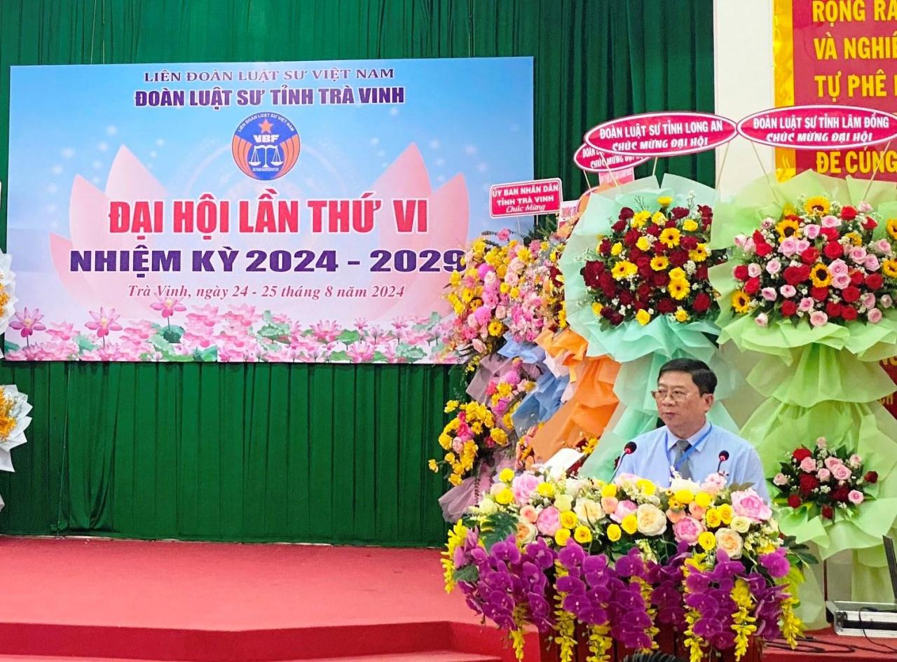Đoàn Luật sư tỉnh Trà Vinh tổ chức thành công Đại hội nhiệm kỳ VI (2024-2029) 3 2b1 1