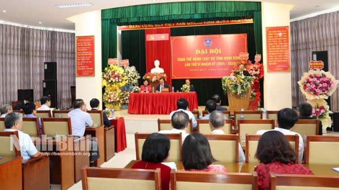 Đại hội lần thứ VI, nhiệm kỳ 2024-2029 Đoàn Luật sư tỉnh Ninh Bình.
