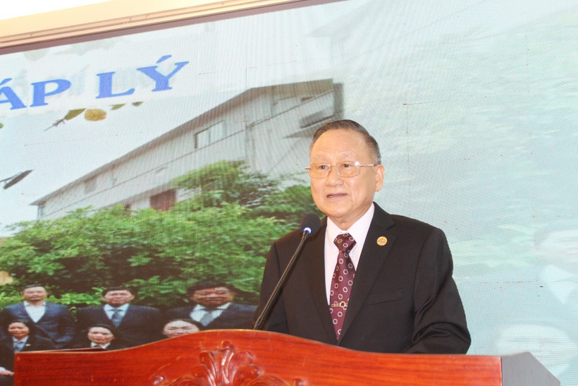 Luật sư Nguyễn Văn Trung, Chủ nhiệm Đoàn Luật sư TP. Hồ Chí Minh phát biểu tại buổi lễ.