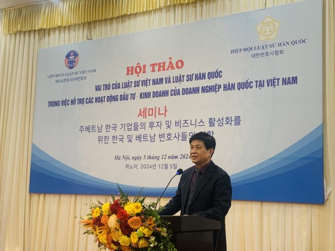Hội thảo “Vai trò của luật sư Việt Nam và luật sư Hàn Quốc trong việc hỗ trợ các hoạt động đầu tư – kinh doanh của doanh nghiệp Hàn Quốc tại Việt Nam” 2 2