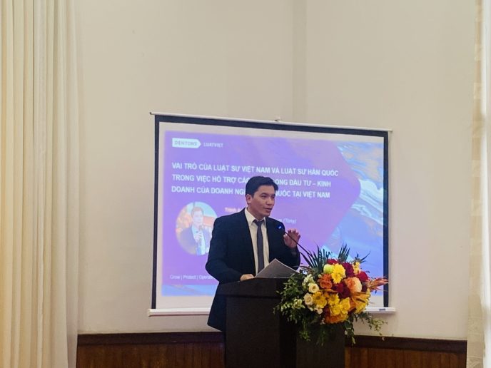Hội thảo “Vai trò của luật sư Việt Nam và luật sư Hàn Quốc trong việc hỗ trợ các hoạt động đầu tư – kinh doanh của doanh nghiệp Hàn Quốc tại Việt Nam” 4 3