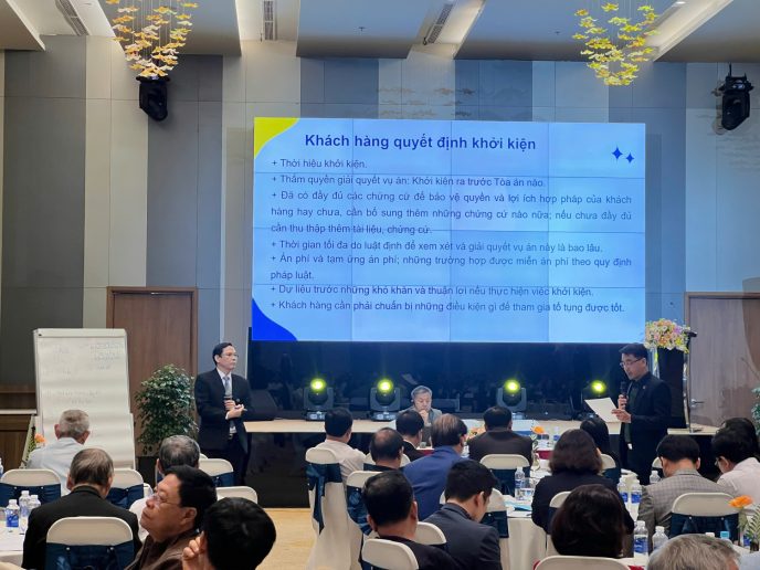 Khóa bồi dưỡng “Kỹ năng của luật sư khi tham gia vụ án dân sự ở giai đoạn xét xử sơ thẩm” 6 4541c668de5d63033a4c11